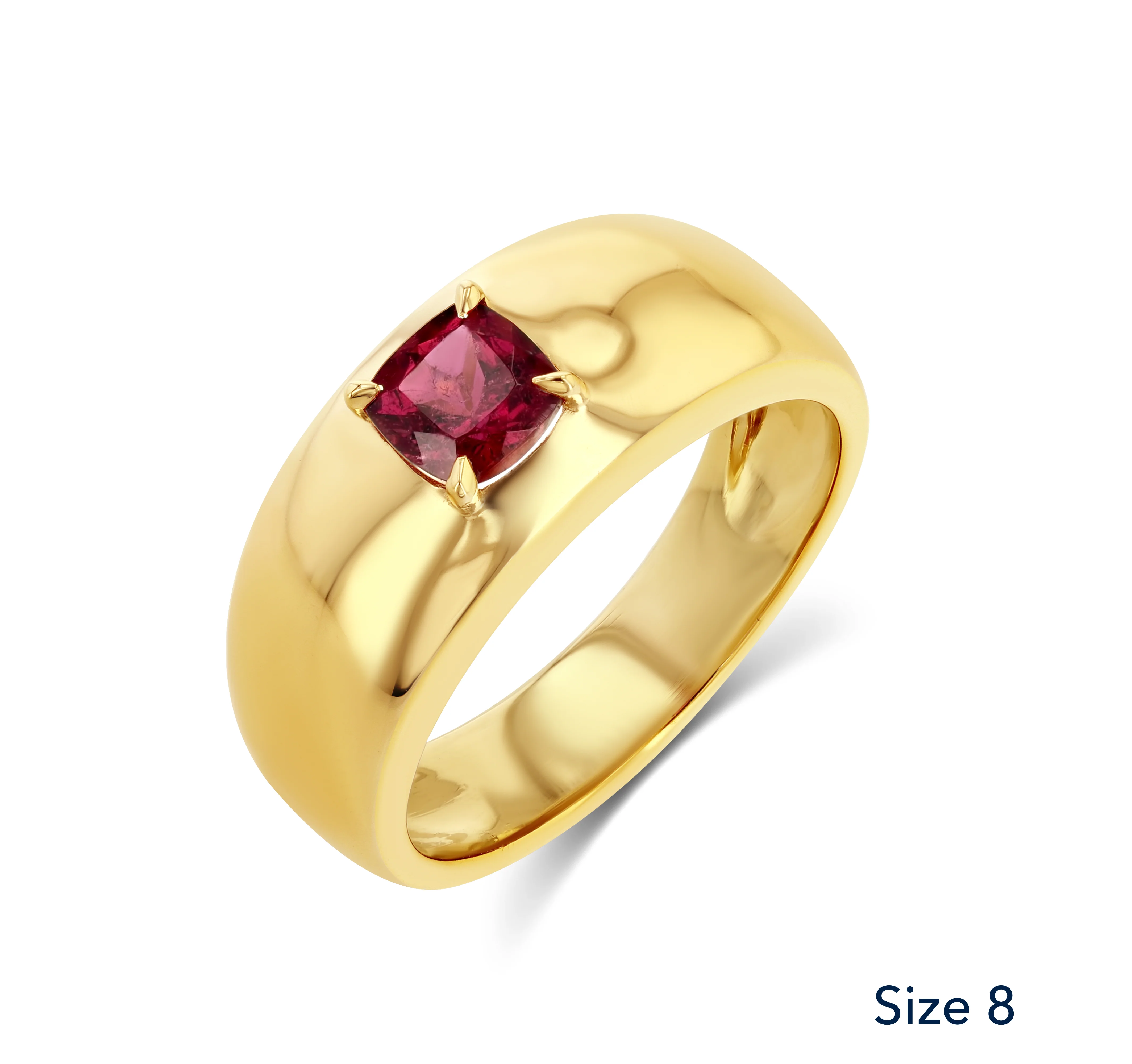 0.70CT PINK TOURMALINE CLOUD RING - Image 3