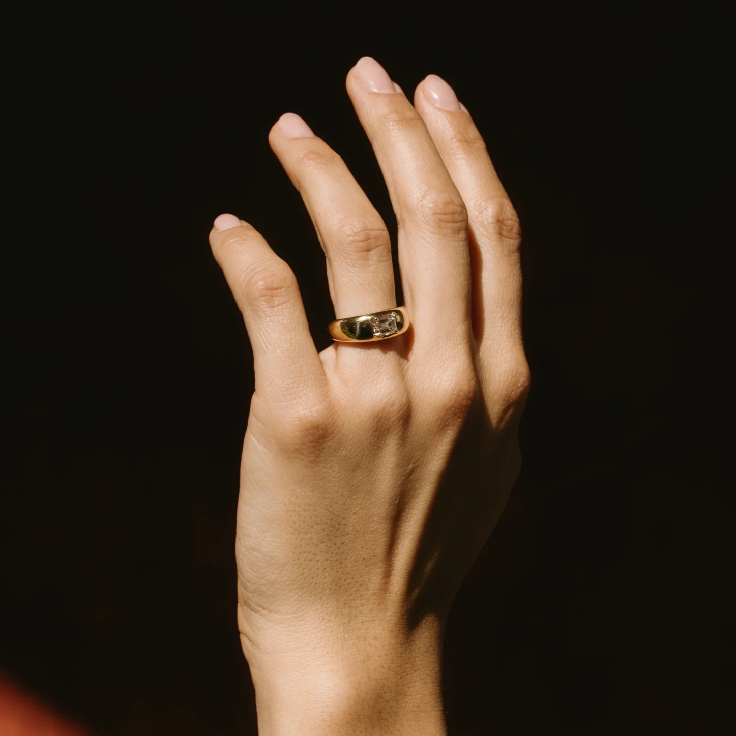 1.03ct Emerald Diamond Cloud Ring - Image 4