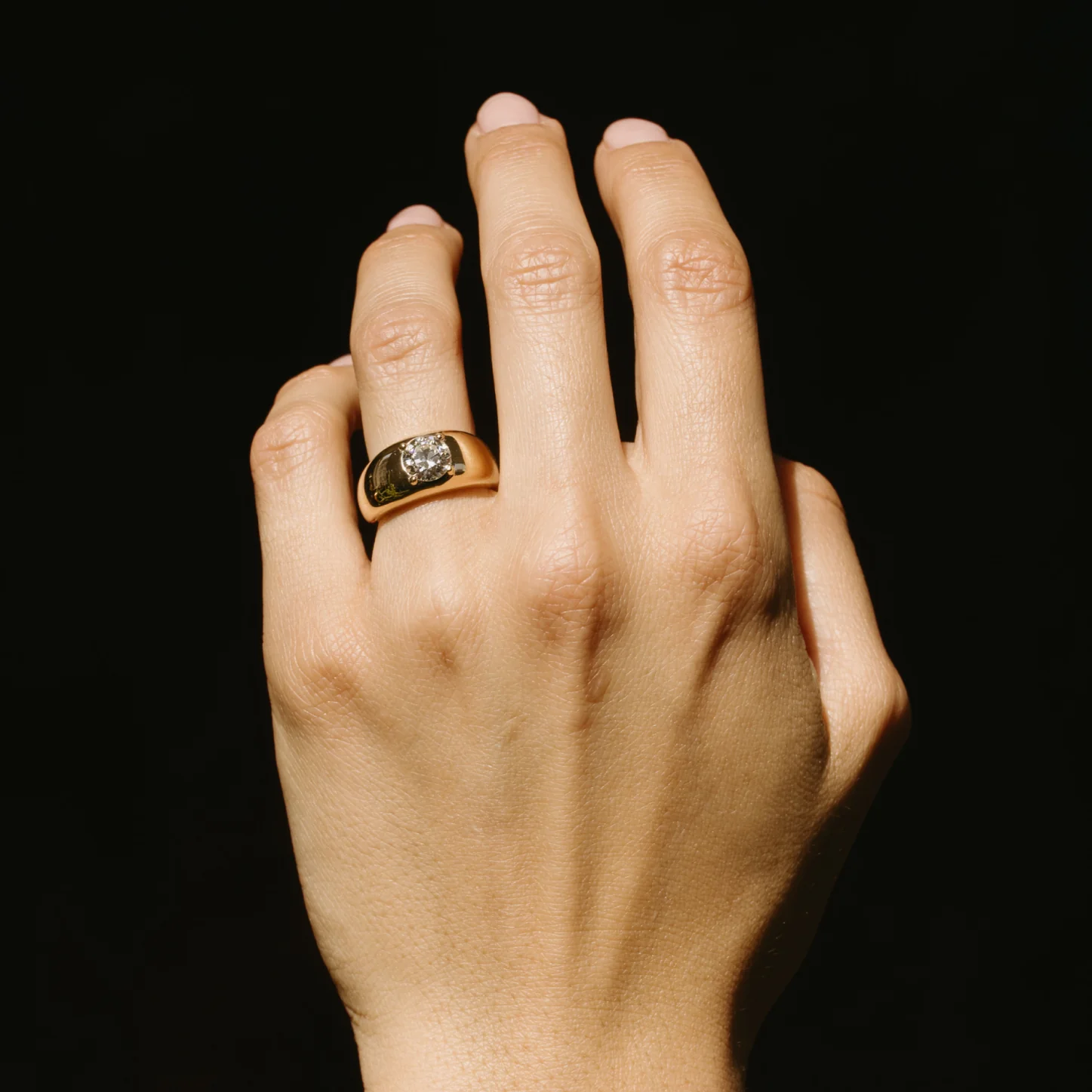 1.01ct Round Diamond Cloud Ring - Image 2