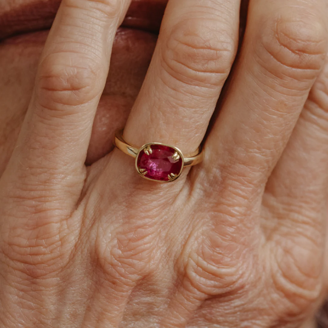 2.64CT RUBY BASKET RING - Image 4