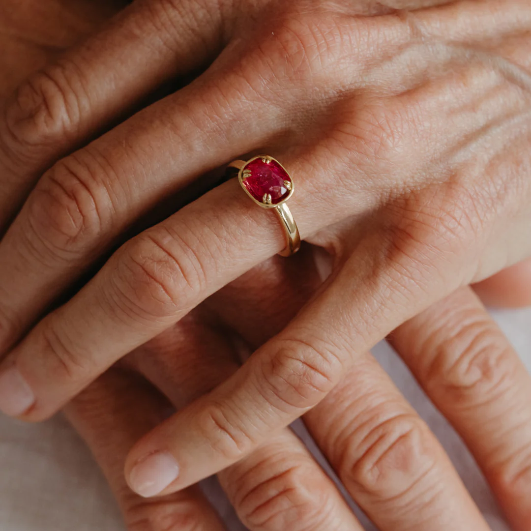 2.64CT RUBY BASKET RING - Image 5