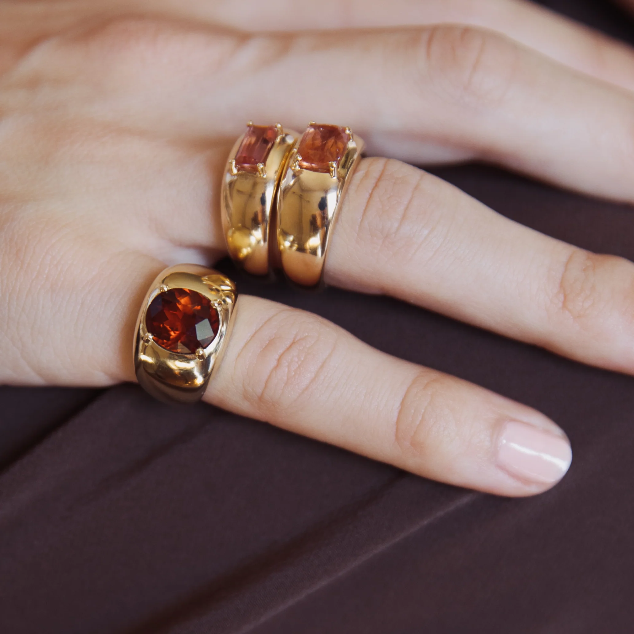 3.27ct Citrine Cloud Ring - Image 2
