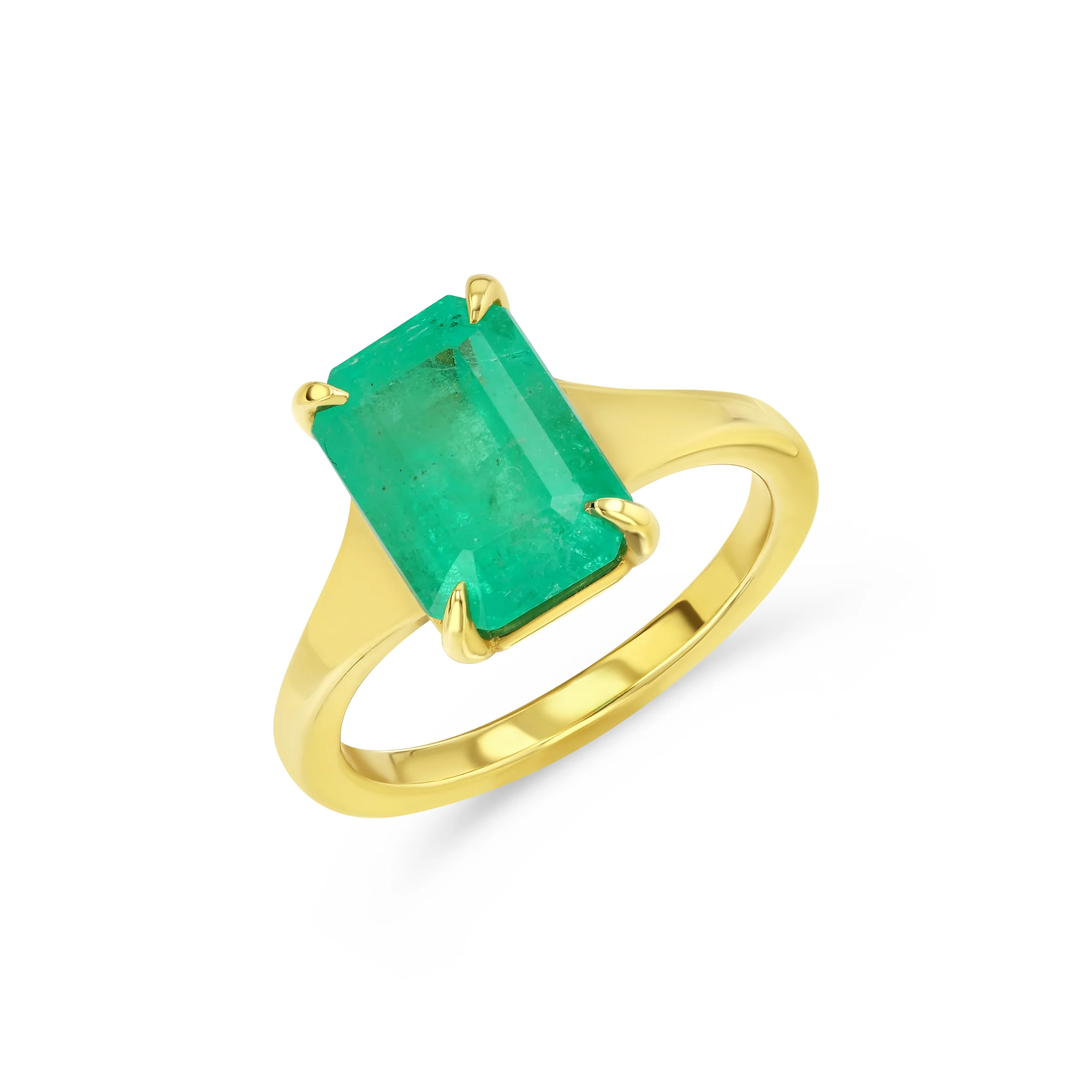3.48ct Emerald Lark Ring