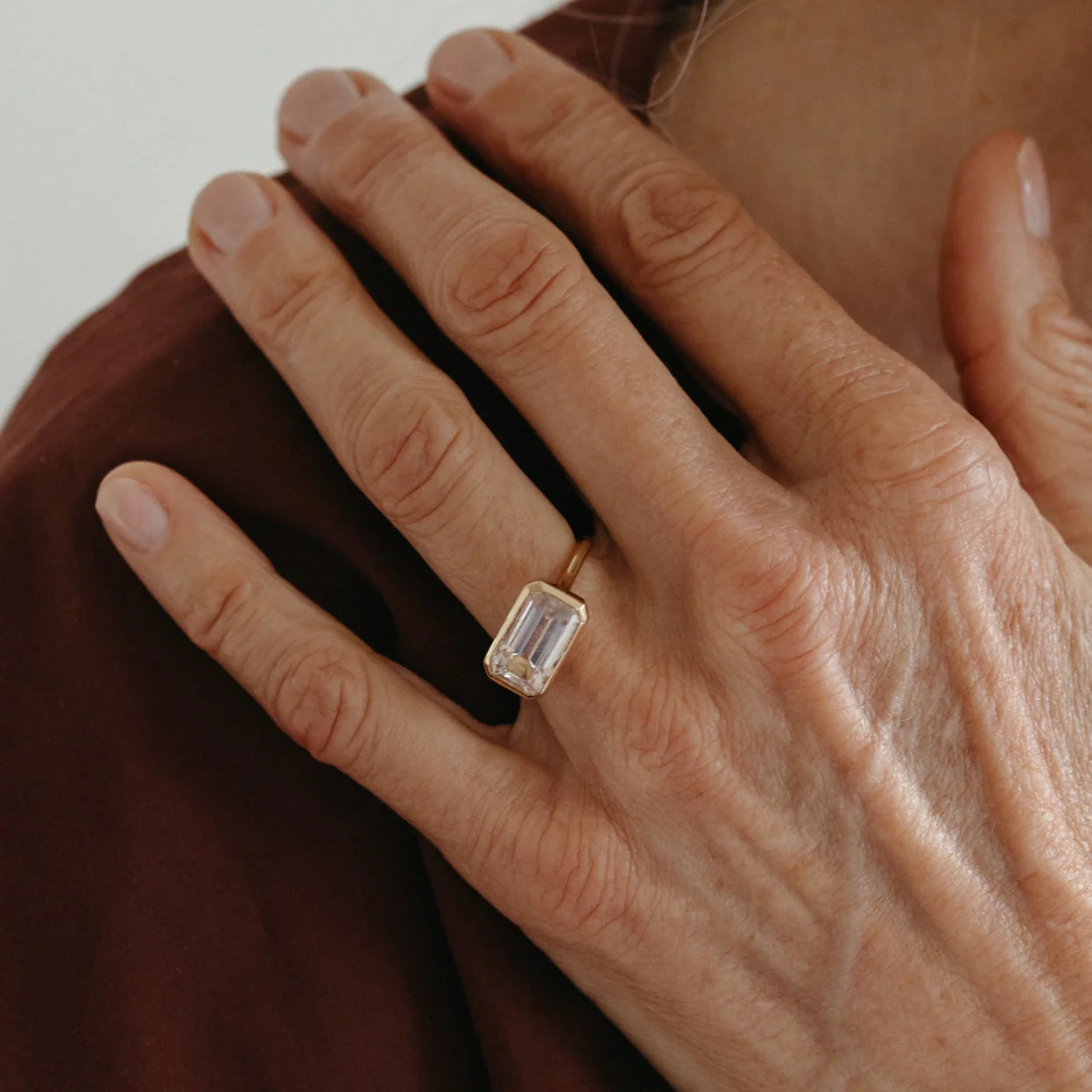 4.43CT ETHIOPIAN PINK BERYL BEZEL RING - Image 2