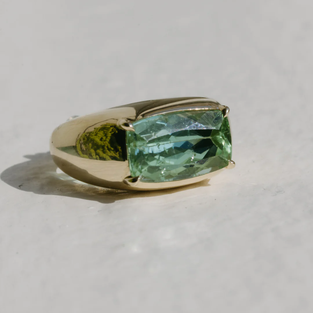 8.30ct Mint Tourmaline Cloud Ring - Image 5