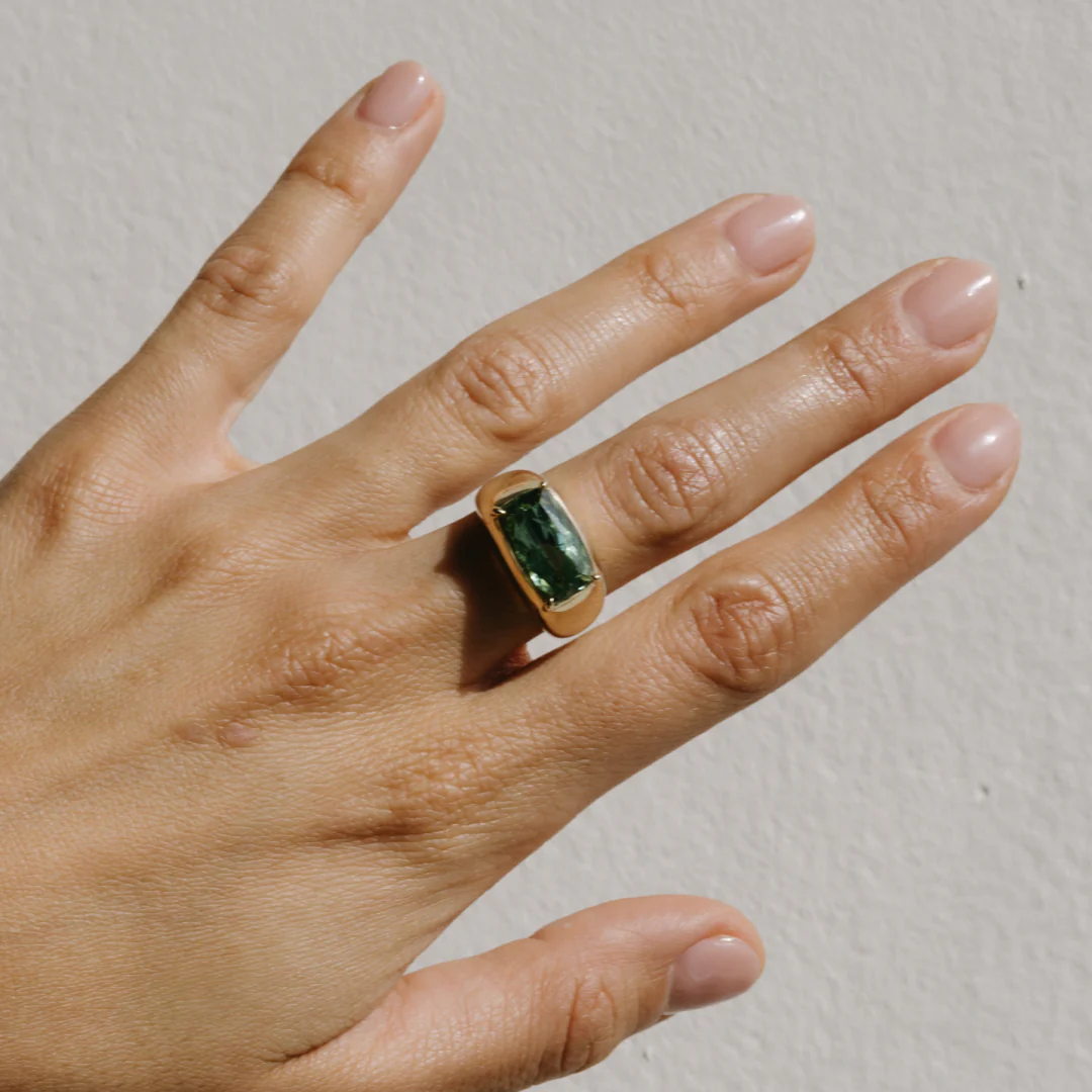 8.30ct Mint Tourmaline Cloud Ring - Image 6