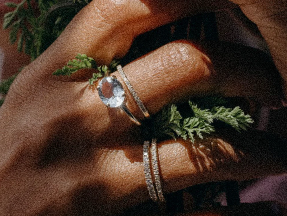 AQUAMARINE BIRTHSTONE RING - Image 2