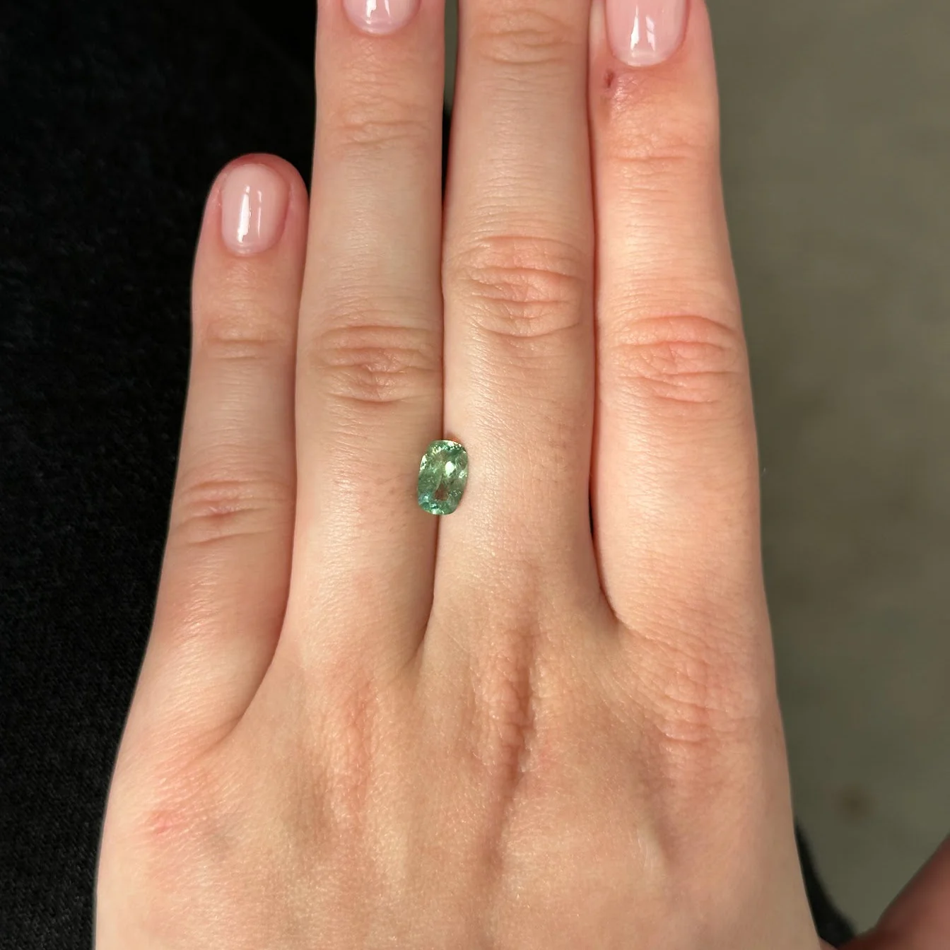 Bespoke 1.09ct Demantoid Garnet Cushion Cut - Image 3