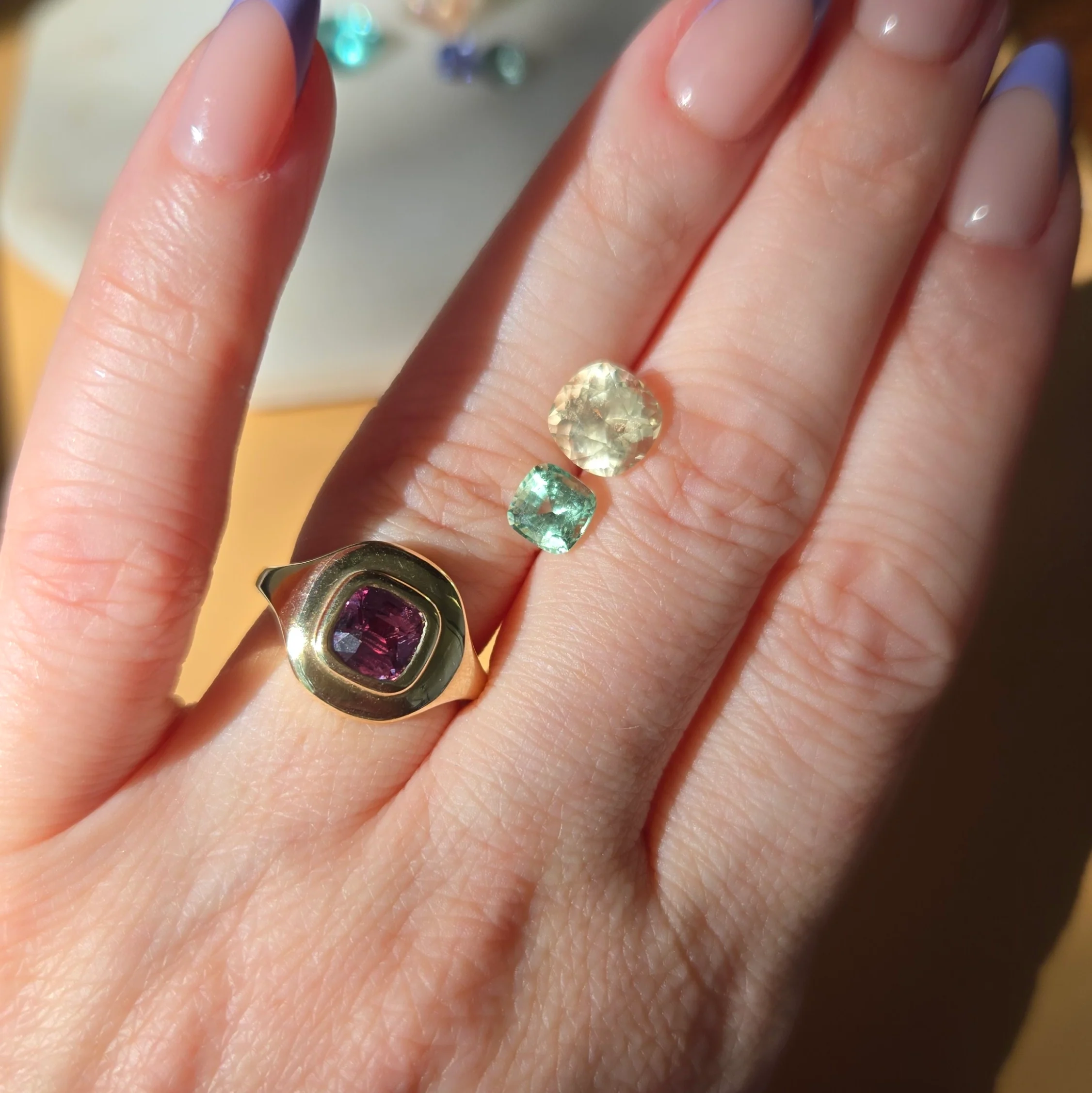 BESPOKE 1.18CT MINT TSAVORITE GARNET - Image 2
