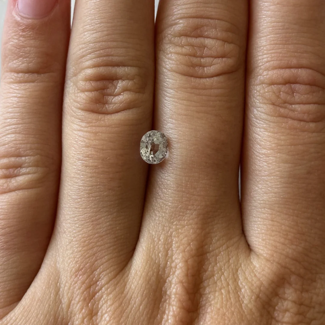BESPOKE 1.19CT LIGHT BLUE SAPPHIRE OVAL - Image 3