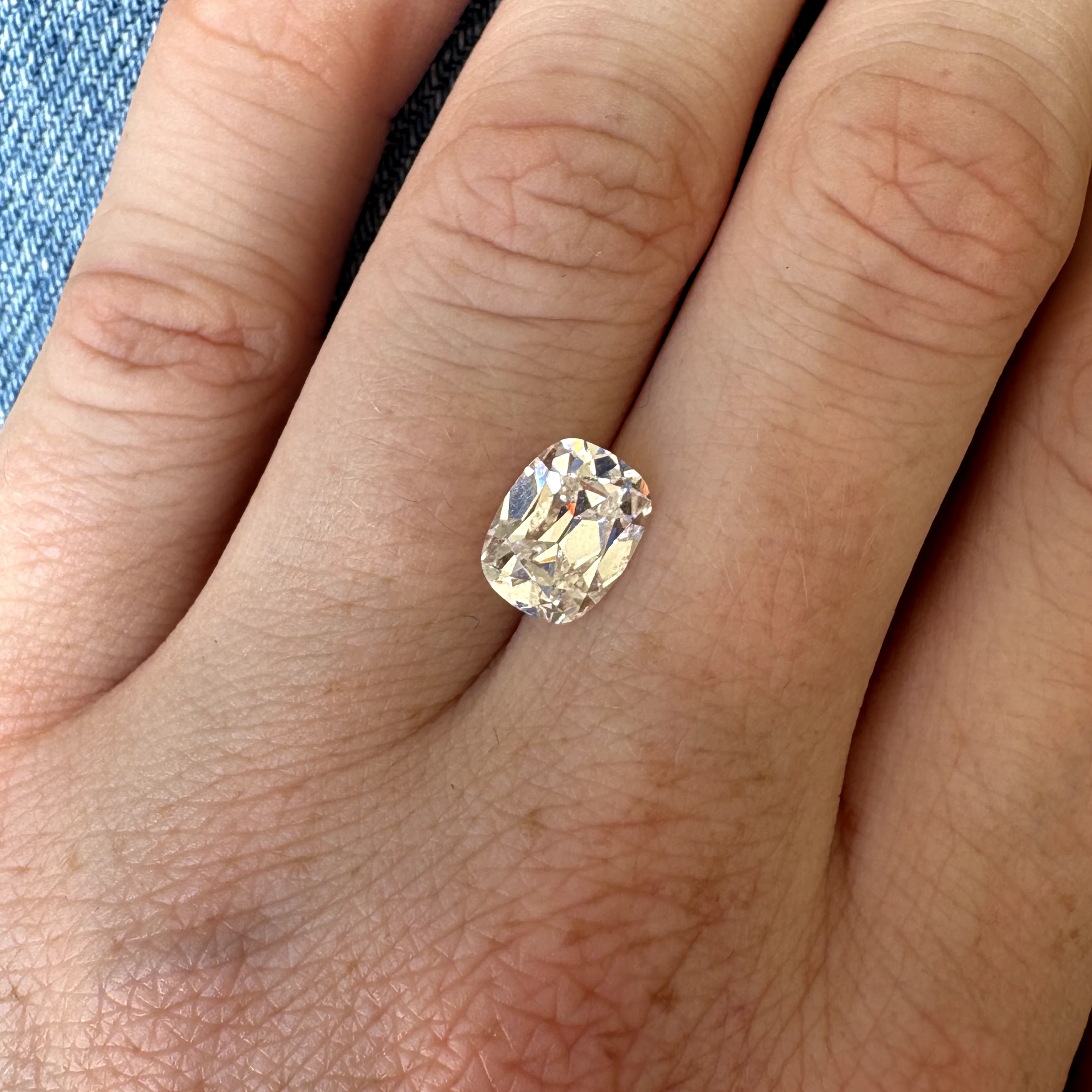 Bespoke 2.18ct Old Mine Cut Lab Diamond - Image 3