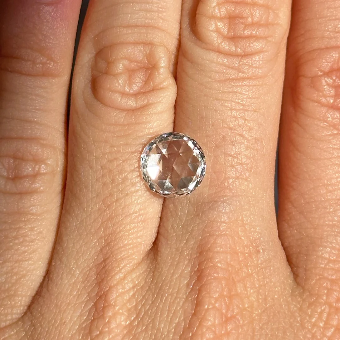 BESPOKE 2.24CT ROUND ROSE CUT LAB DIAMOND - Image 2