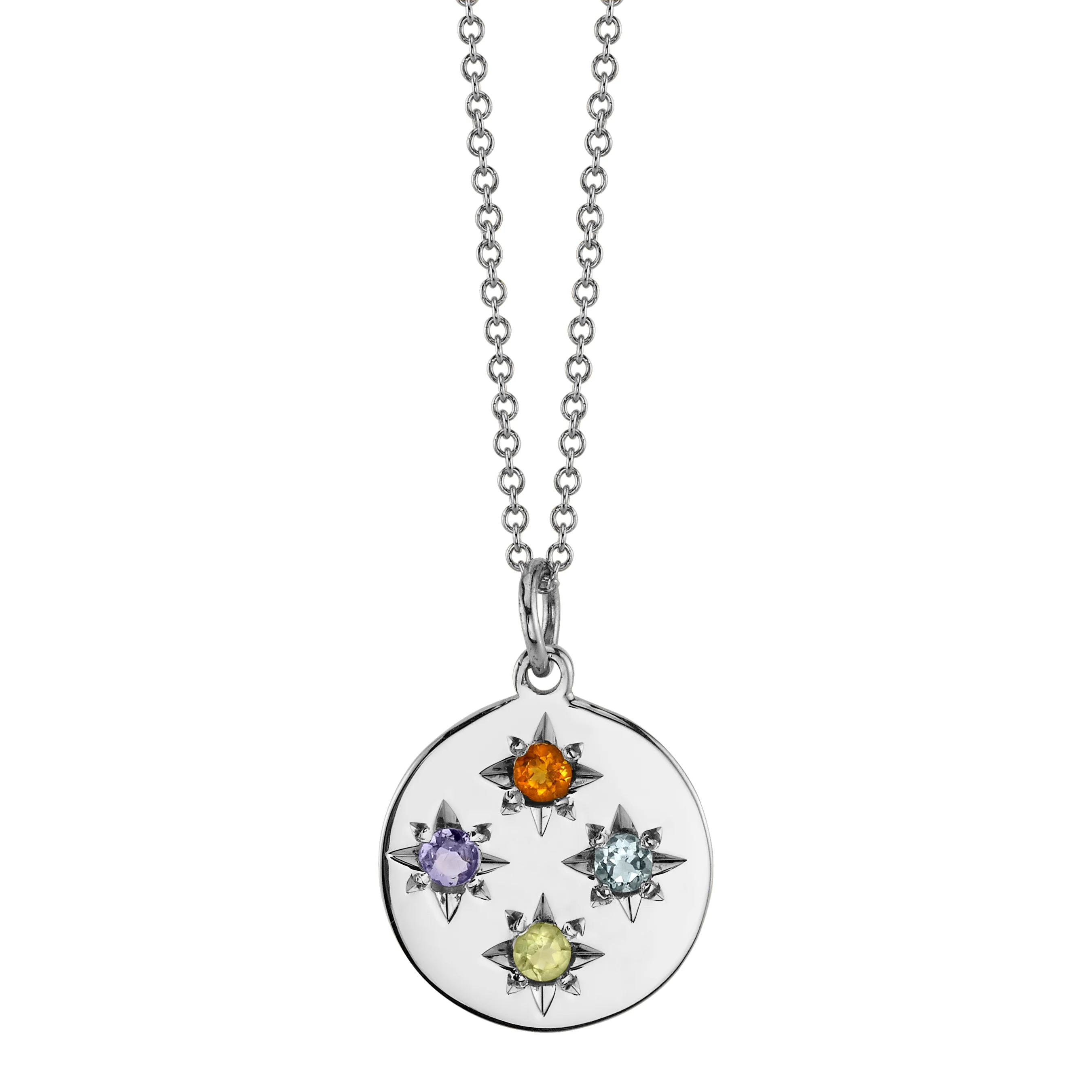 BIRTHSTONE COMPASS CHARM 4 STONES - Image 3