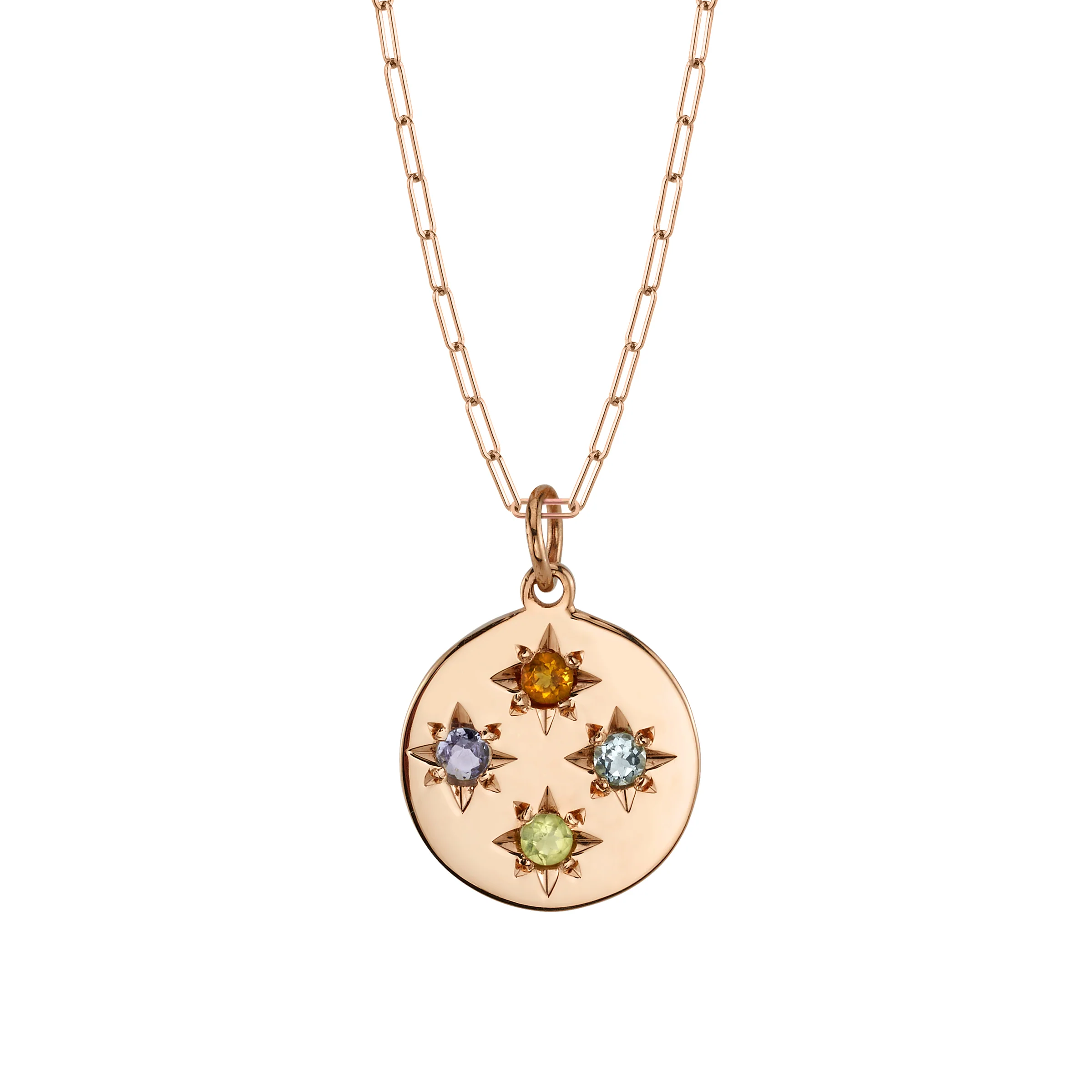 BIRTHSTONE COMPASS CHARM 4 STONES - Image 9