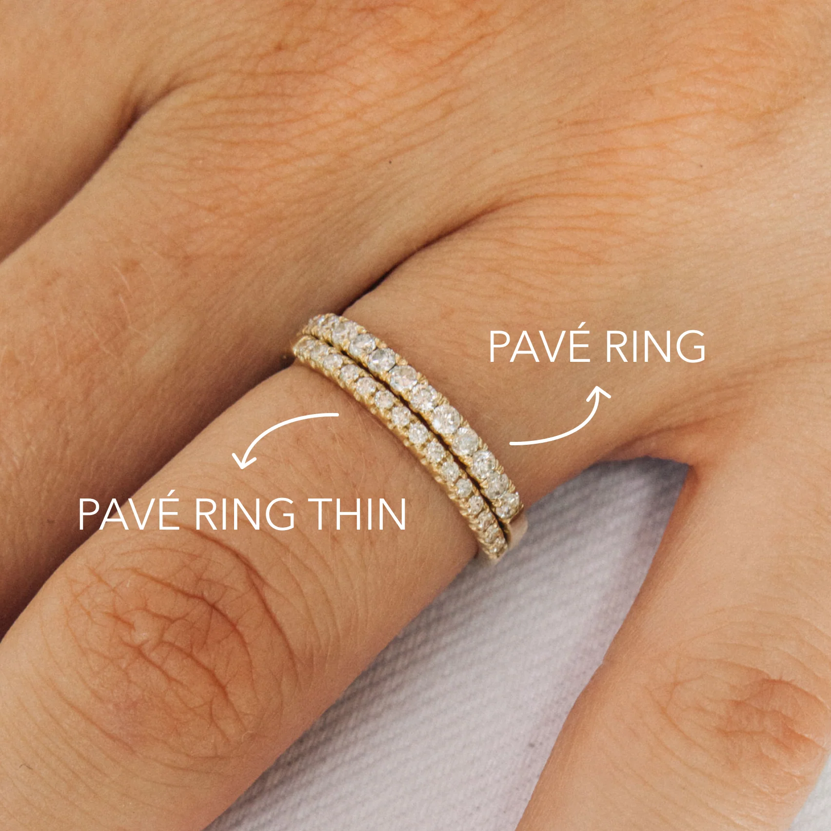 BLACK DIAMOND PAVÉ RING - Image 7