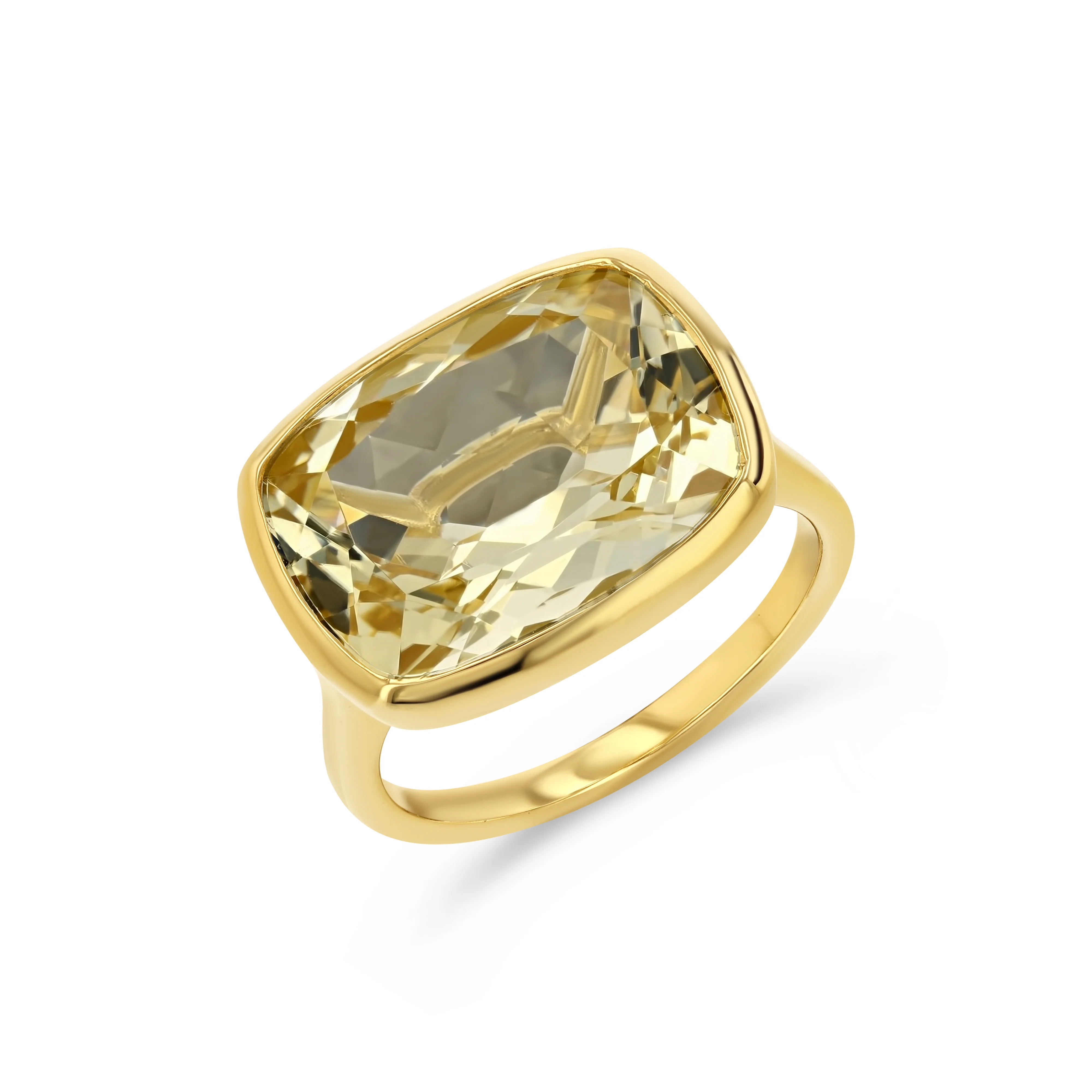 9CT CITRINE GEORGIA BIRTHSTONE RING