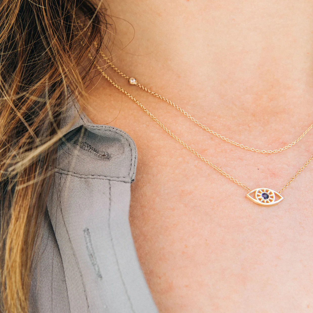 DIAMOND KISS NECKLACE - Image 6