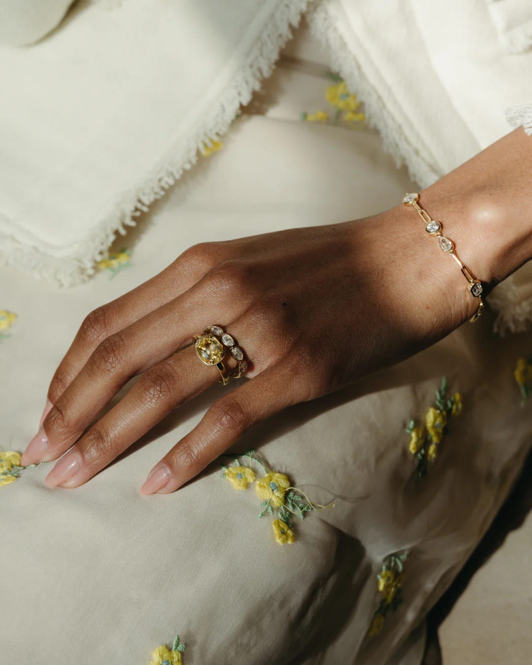Diamond Stepping Stone Bracelet - Image 3