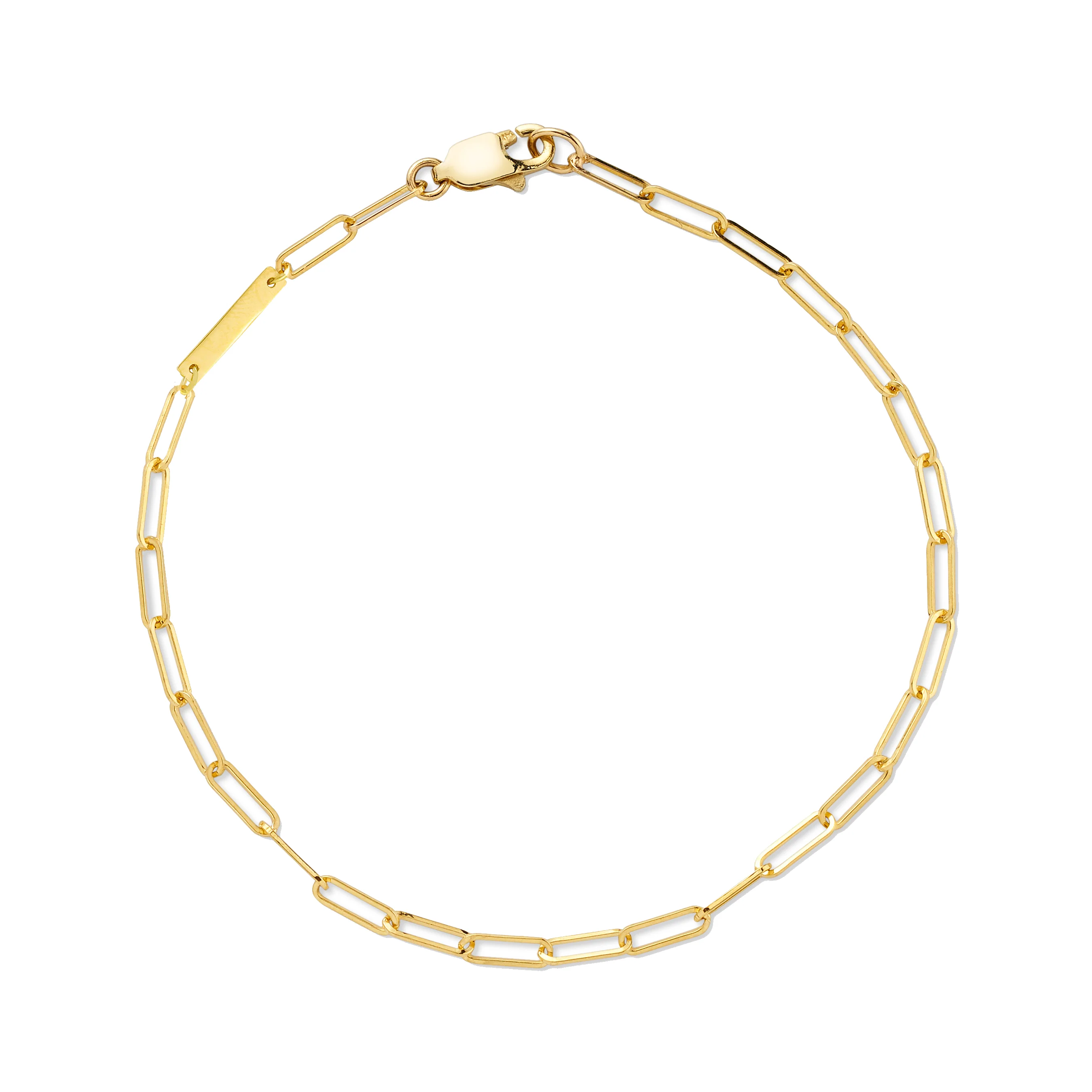 ENGRAVED BAR BRACELET - Image 3