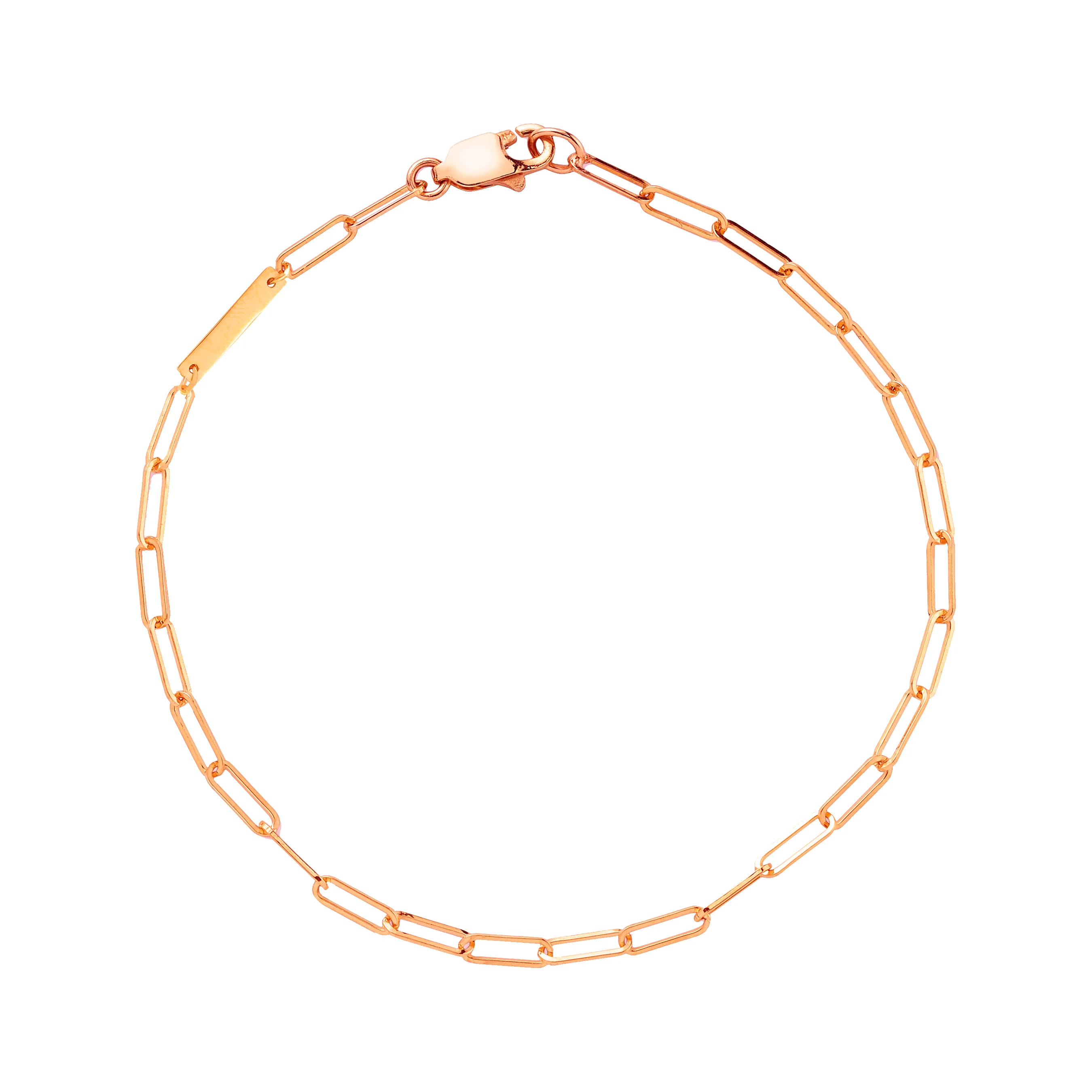 ENGRAVED BAR BRACELET - Image 5