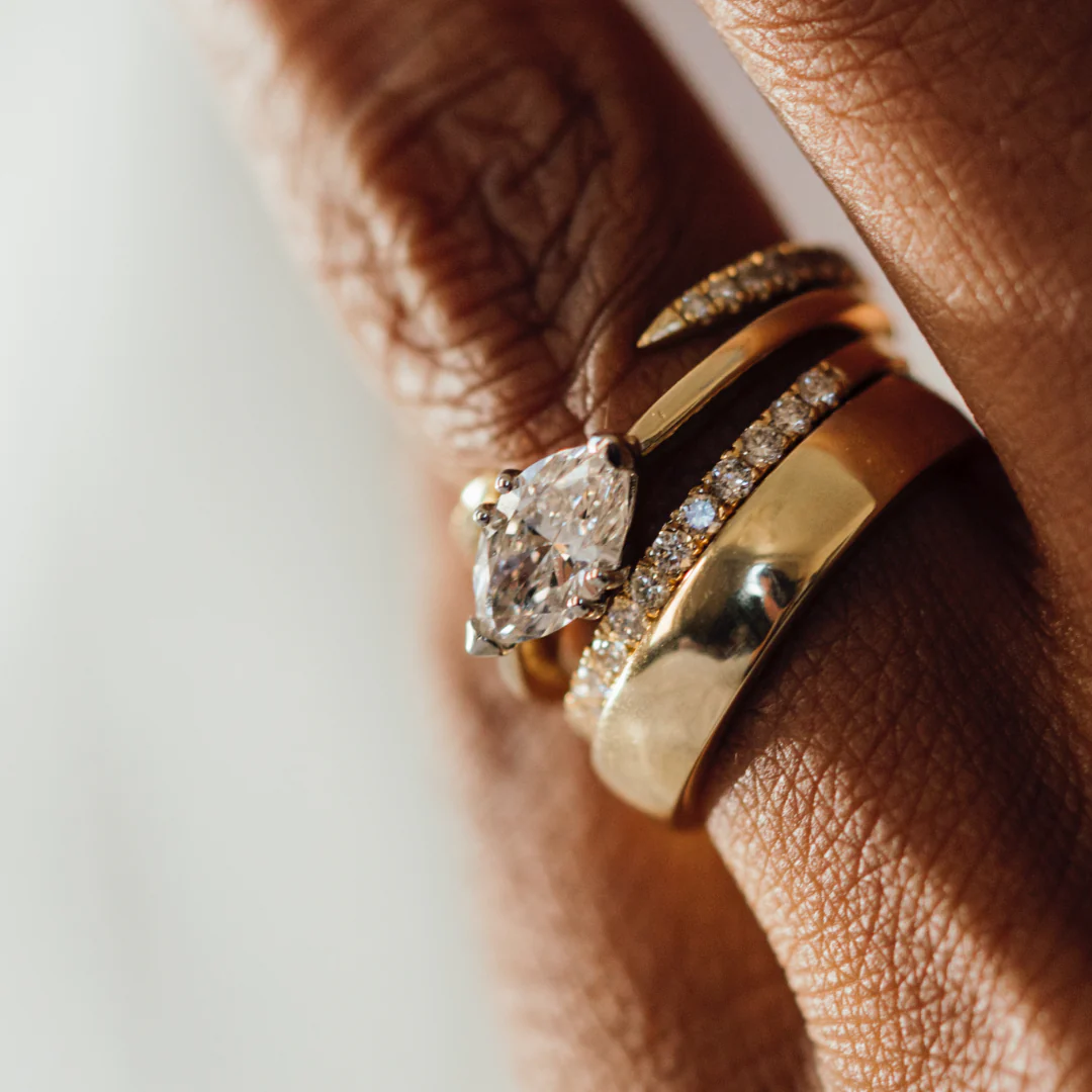 MARQUISE LAB DIAMOND RING - Image 5