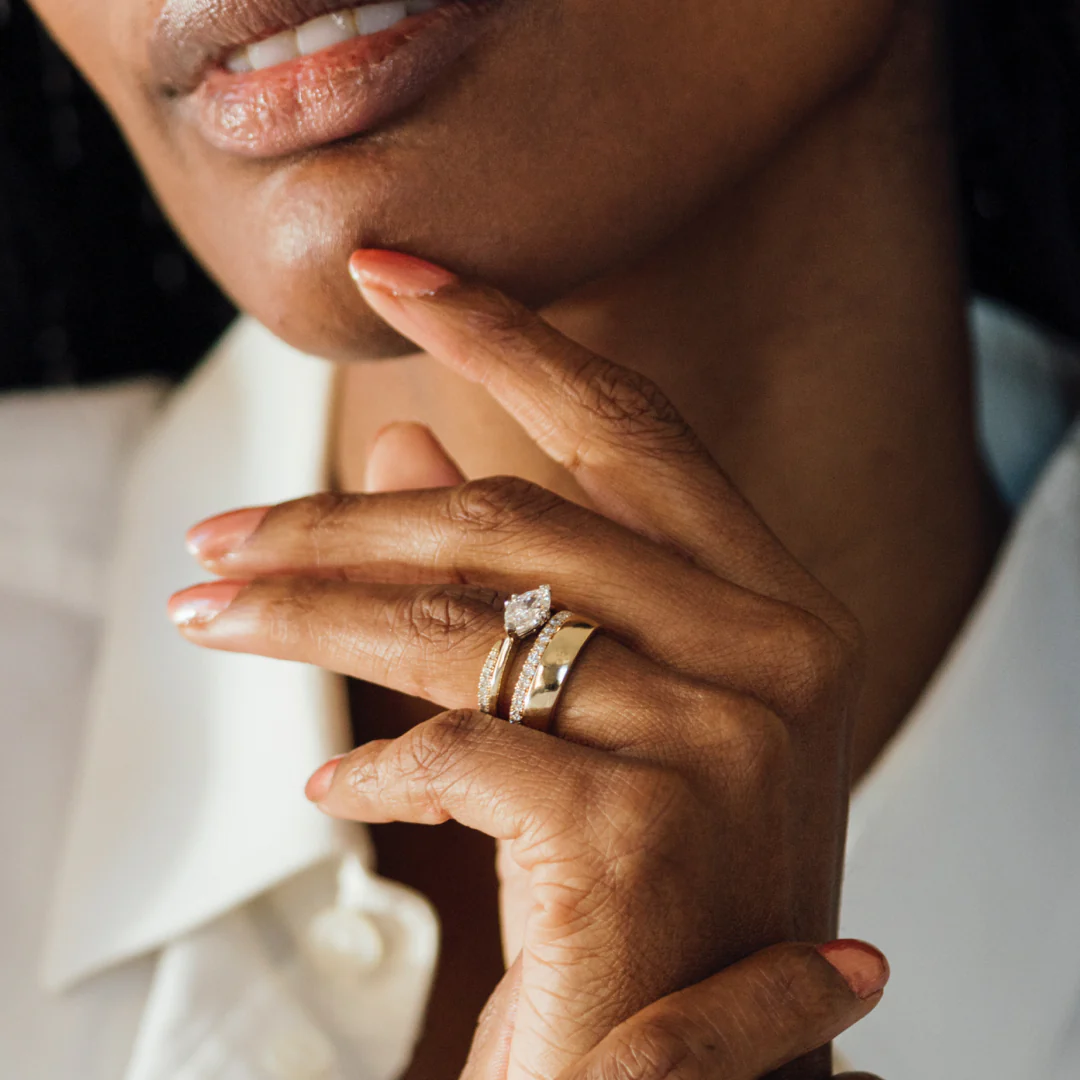 MARQUISE LAB DIAMOND RING - Image 6