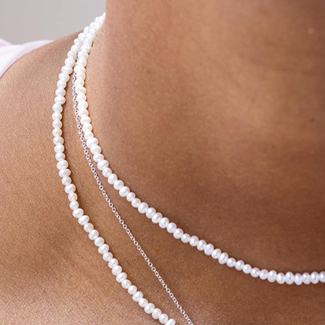 Mini Pearl Necklace - Image 3