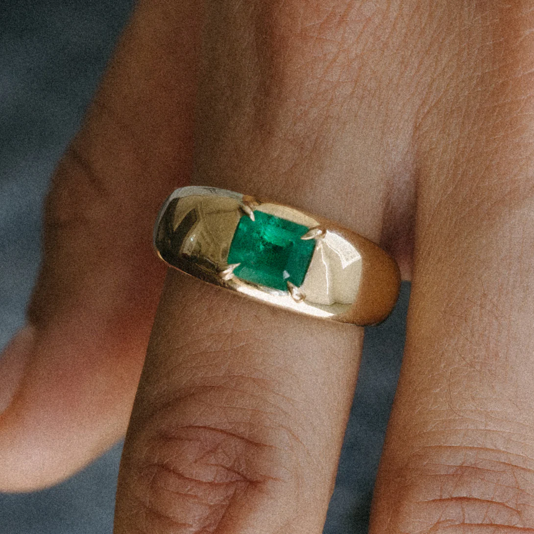 MUZO EMERALD CLOUD RING - Image 6