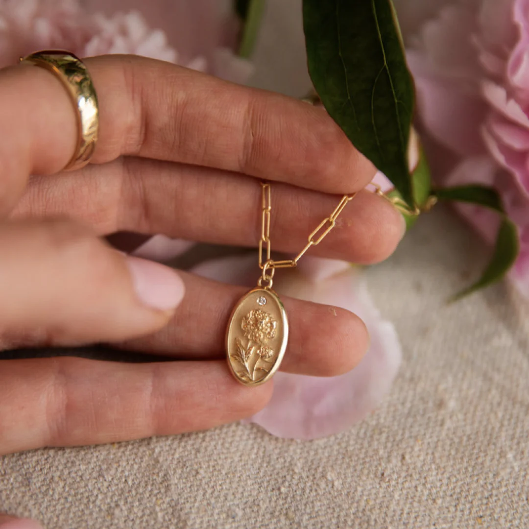 PEONY FLOWER CHARM - Image 5
