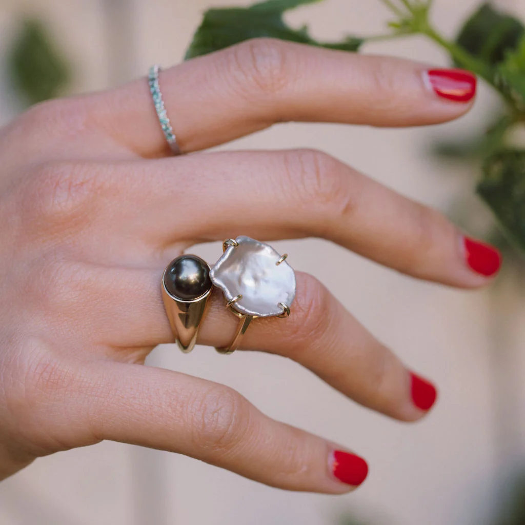 Petal Pearl Ring - Image 2