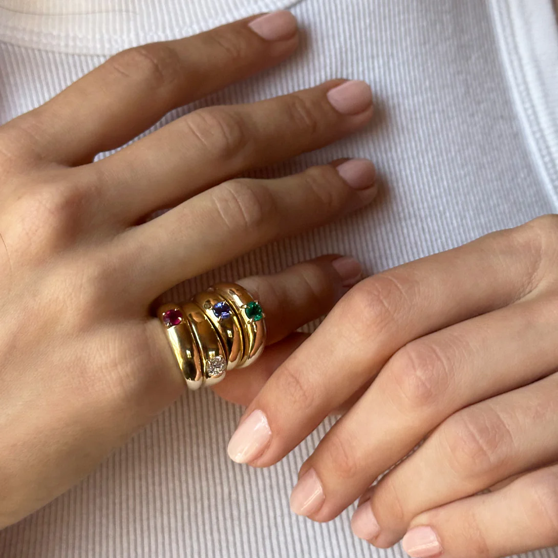 Diamond Petite Cloud Ring - Image 3