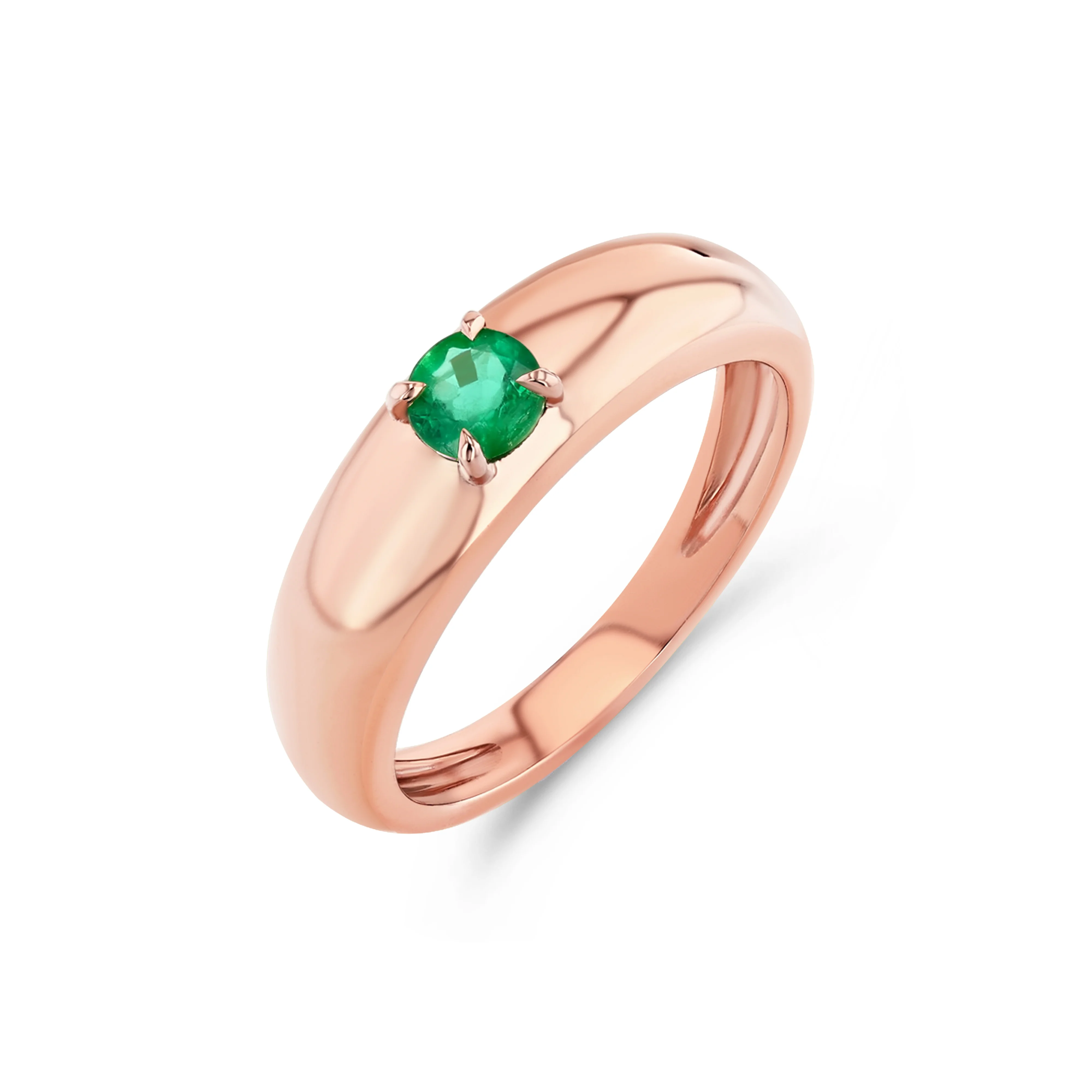 Emerald Petite Cloud Ring - Image 6