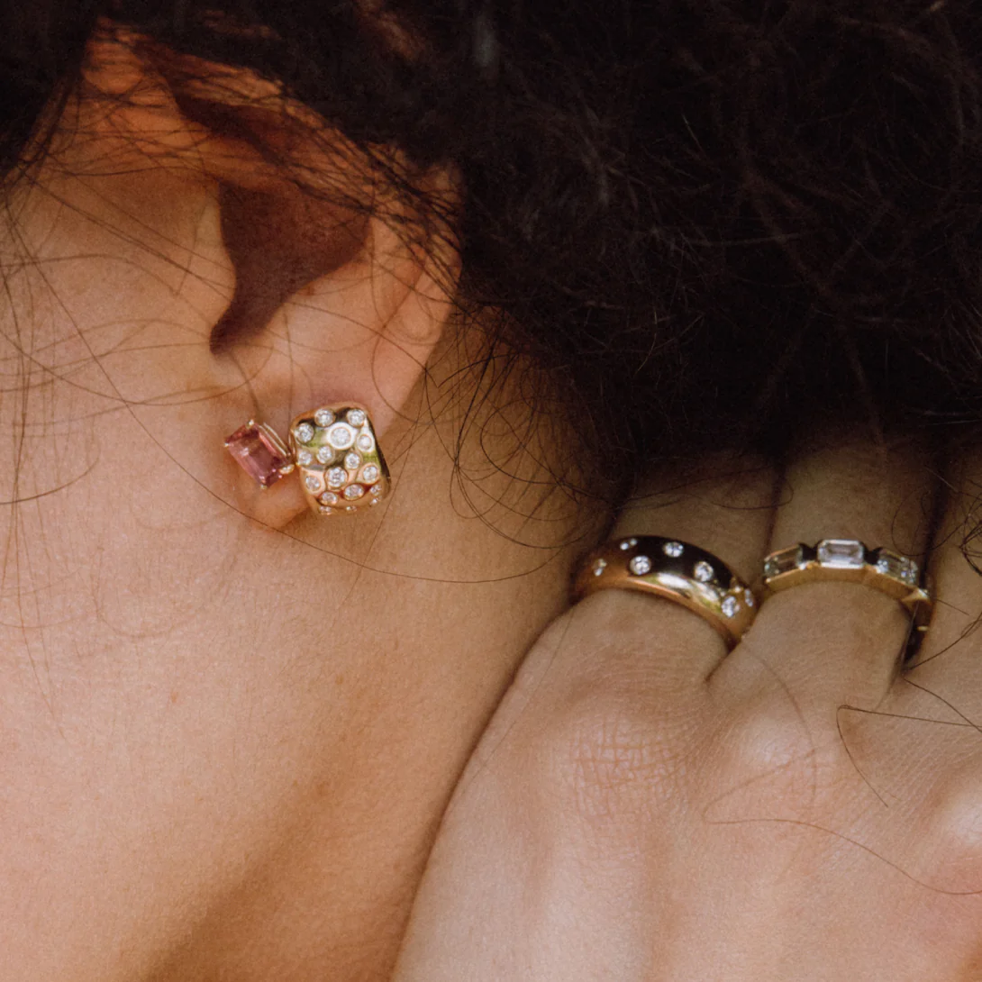 SCATTERED DIAMOND CLOUD RING - Image 6