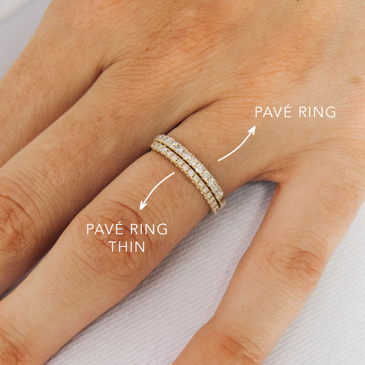TANZANITE PAVÉ RING - Image 8
